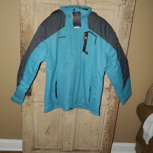 Keevoom Men's Waterproof Ski Jacket Warm Winter Hooded Coat Size XL (NN)